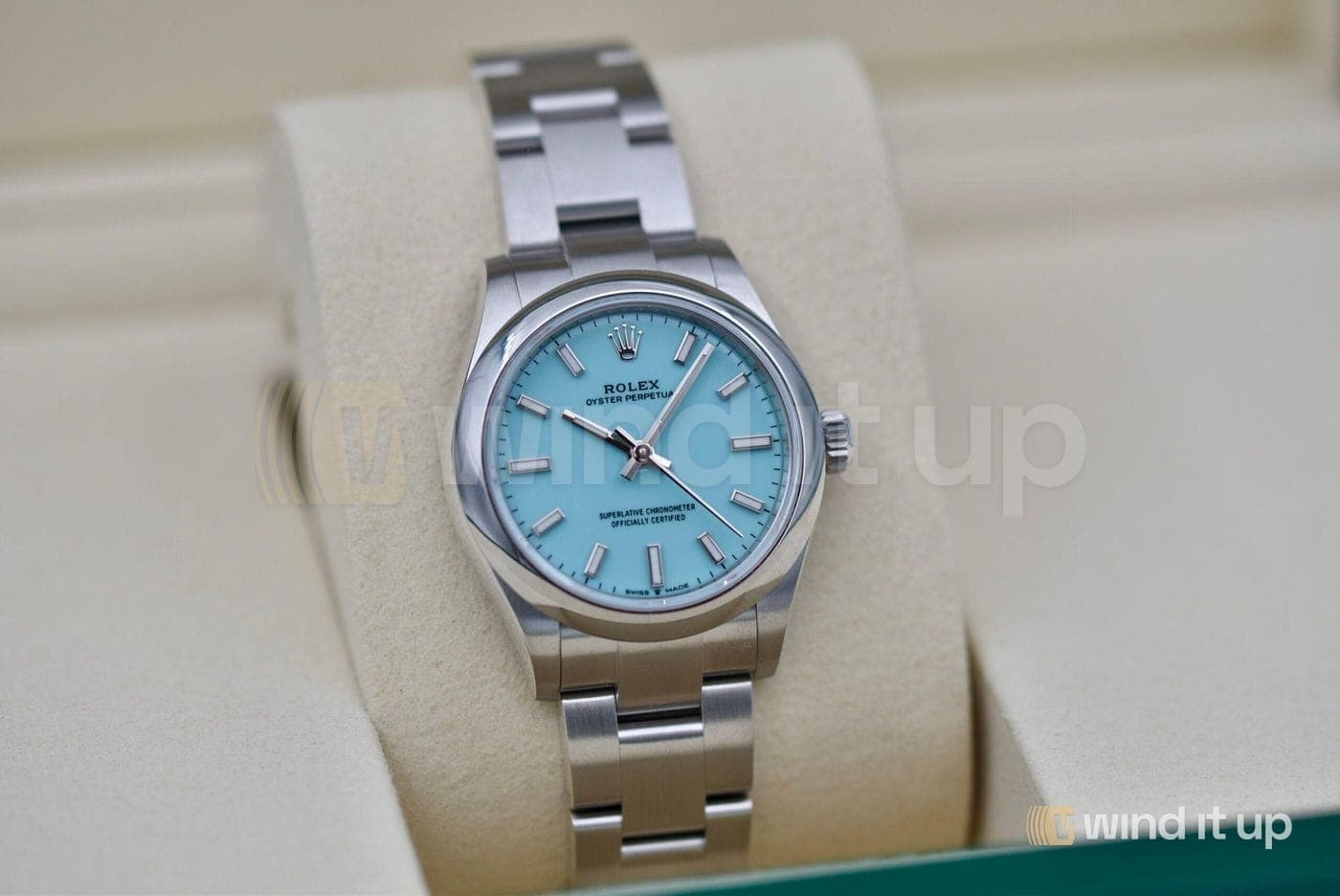 Rolex Oyster Perpetual 31 277200 turquoise dial — from our stock